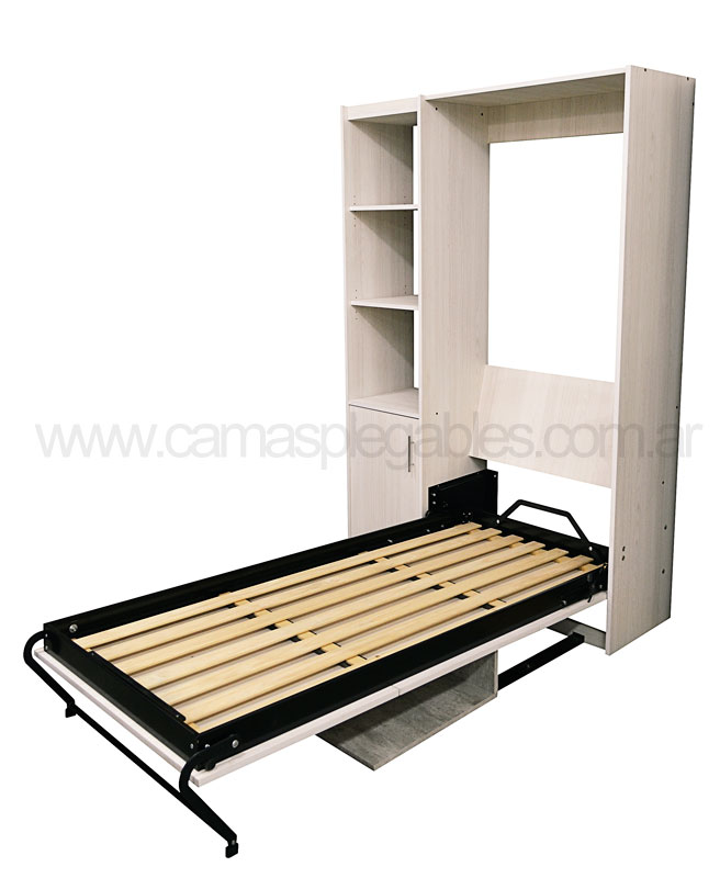 001 cama abatible con mesa  Camas plegables pared, Muebles