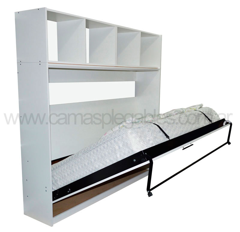 Cama plegable para colchon 2 plazas rebatible horizontal 006