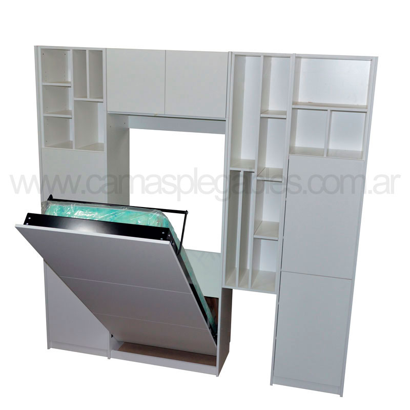 Sistema para cama plegable vertical de dos plazas - Herrajes San Martín