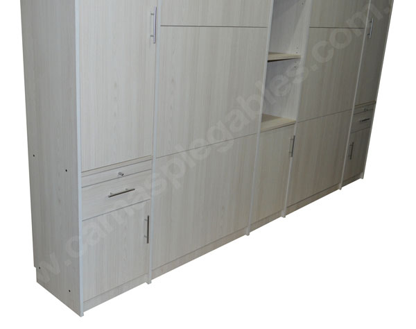Placard-con-camas-rebatibles-plegables-colchon-1-plaza-cajoneras-estantes-baulera-004